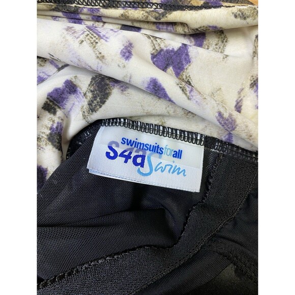 Swimsuits for all womens‎ one piece swimsuit. Leopard Print Ruffles. Size 12 NEW - Picture 7 of 14